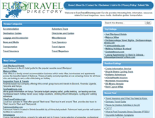Tablet Screenshot of eurotraveldirectory.com